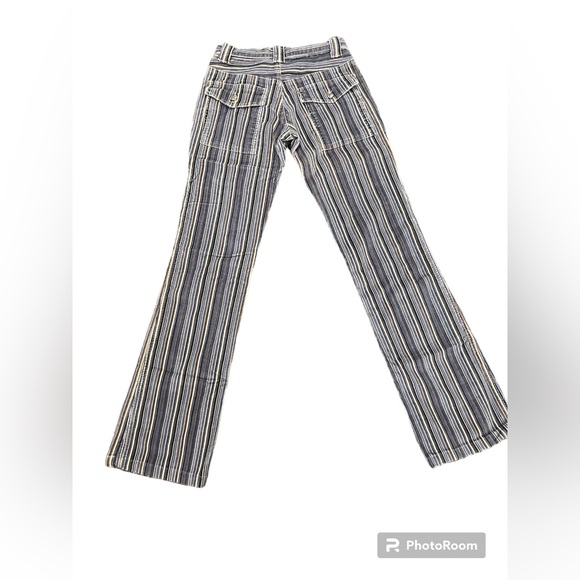 Joie - Corduroy striped pants with button pockets - 24 - Vintage - Picture 13 of 16